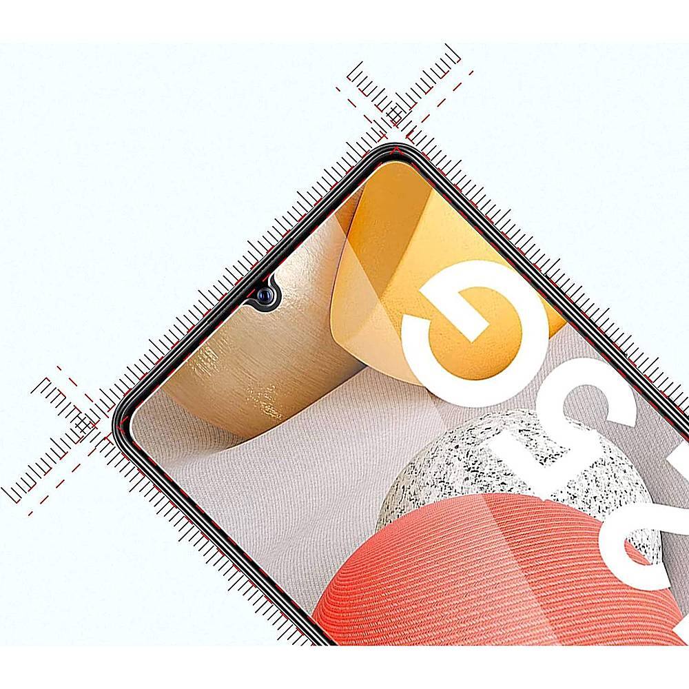Alt View 13. SaharaCase - ZeroDamage Tempered Glass Screen Protector for Samsung Galaxy A42 5G - Clear.