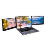 Front Zoom. NHT - Portable 13.3" IPS FHD Dual Screen Monitor for Laptops - Black.