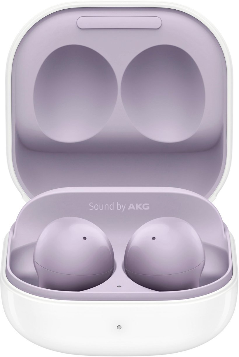 Zoom in on Alt View Zoom 15. Samsung - Galaxy Buds2 True Wireless Earbud Headphones - Lavender.