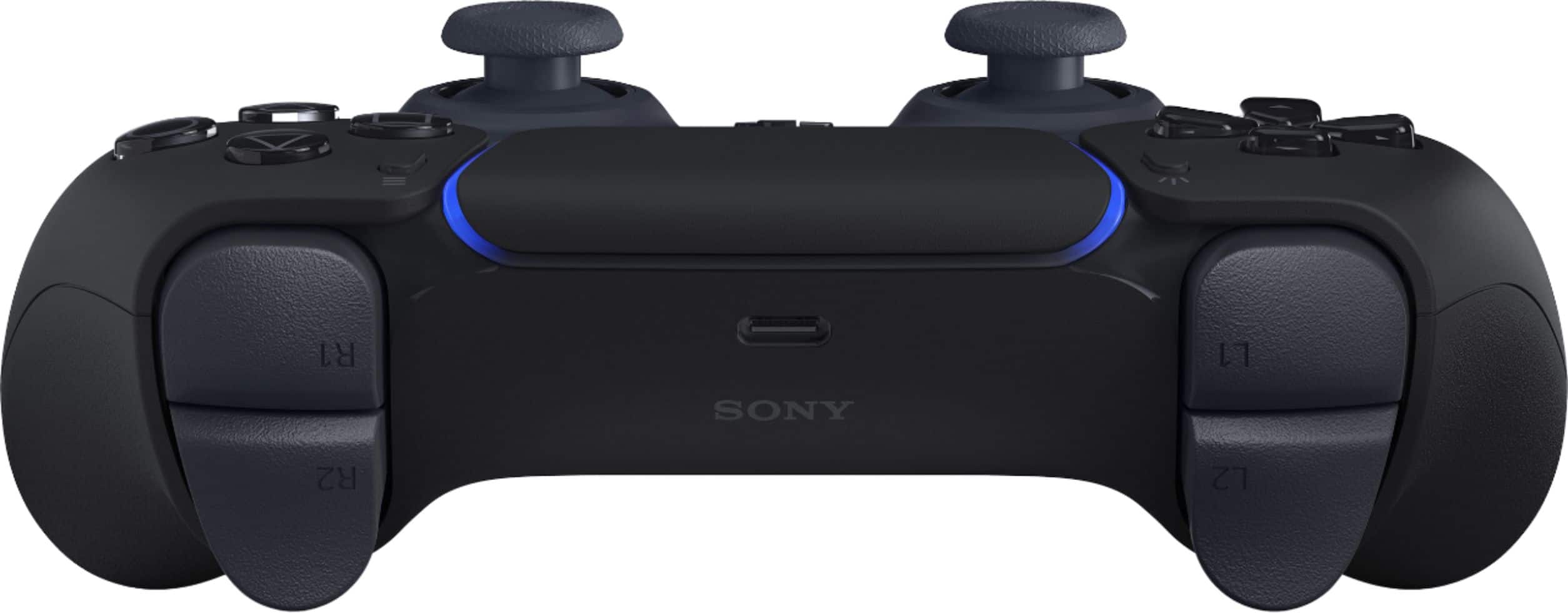 Back. Sony - PlayStation 5 - DualSense Wireless Controller - Midnight Black.