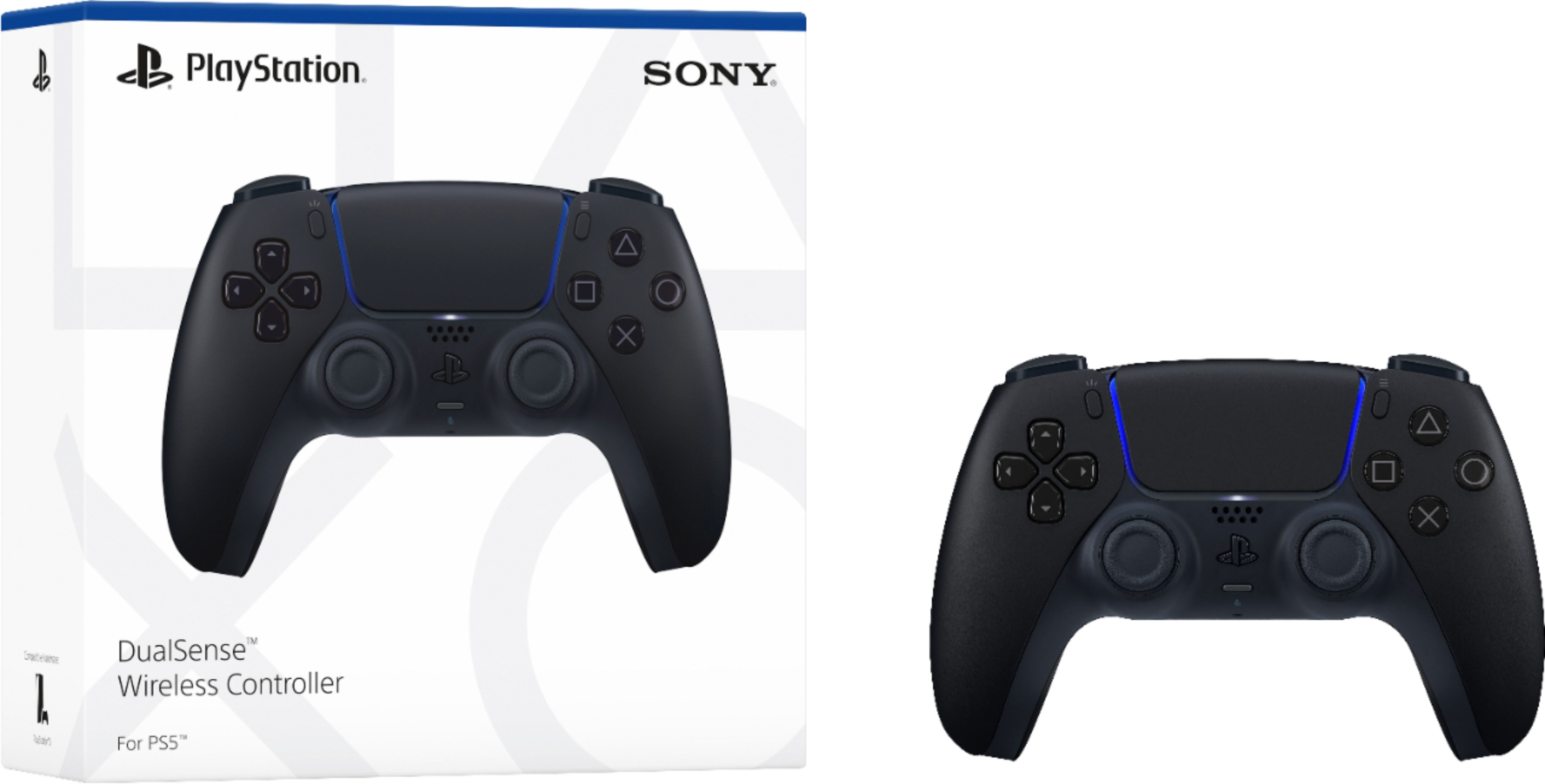 Sony PlayStation 5 DualSense Wireless Controller Midnight Black 3006392 -  Best Buy