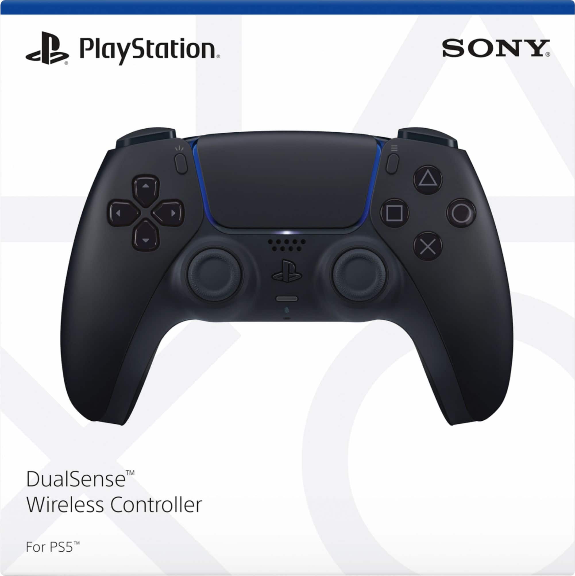 Alt View 12. Sony - PlayStation 5 - DualSense Wireless Controller - Midnight Black.