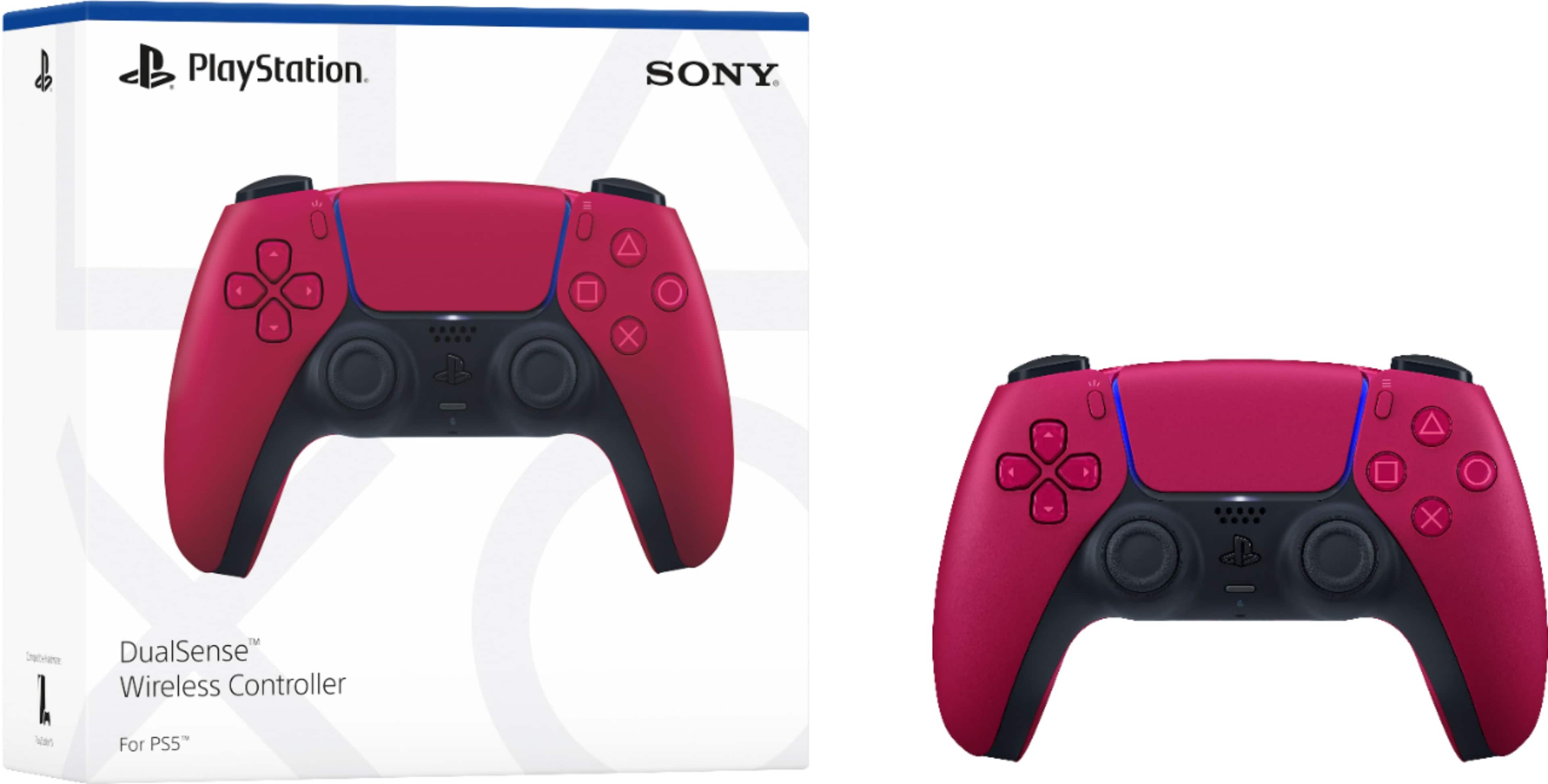 Alt View 11. Sony - PlayStation 5 - DualSense Wireless Controller - Cosmic Red.