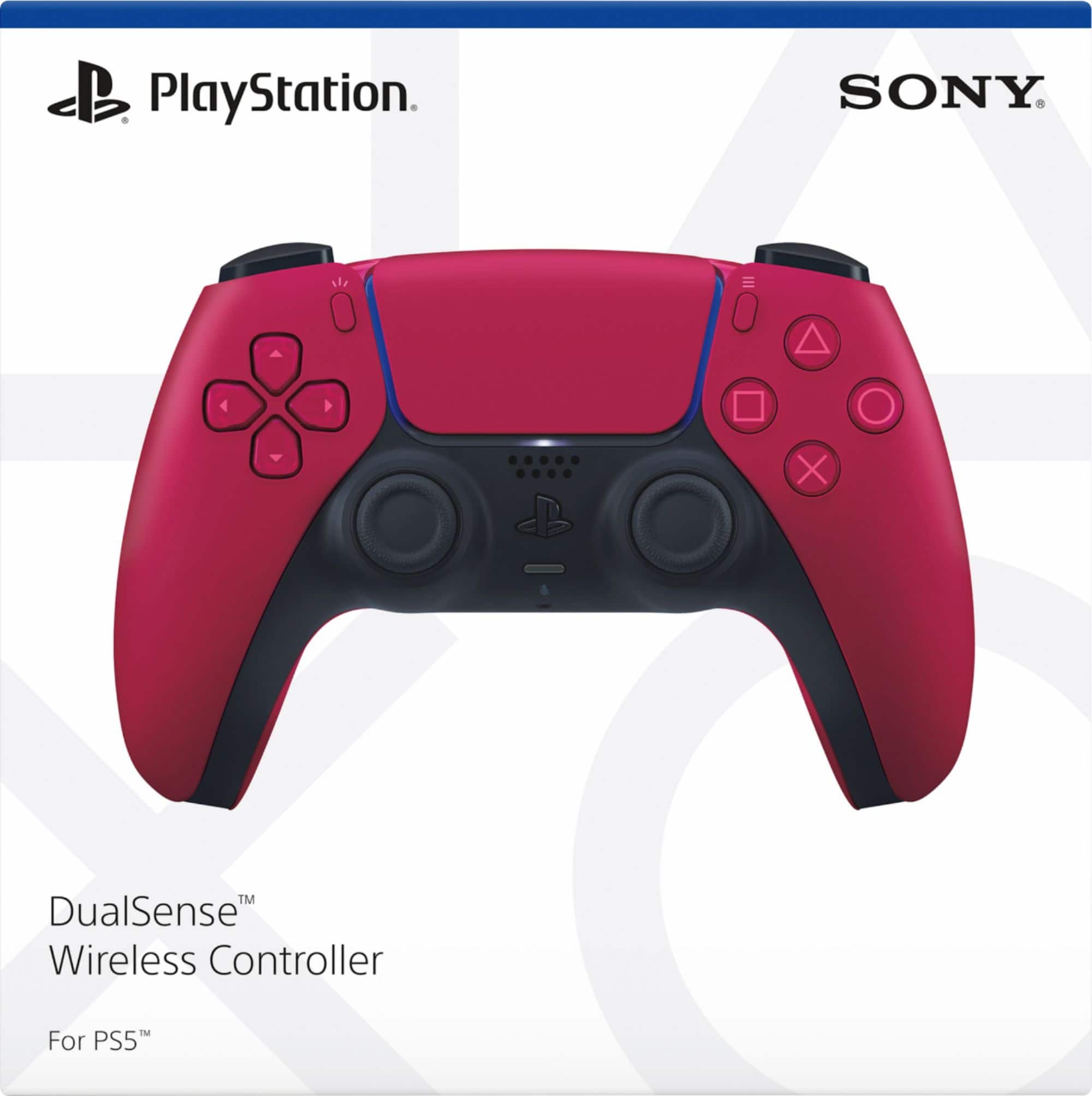 Alt View 12. Sony - PlayStation 5 - DualSense Wireless Controller - Cosmic Red.