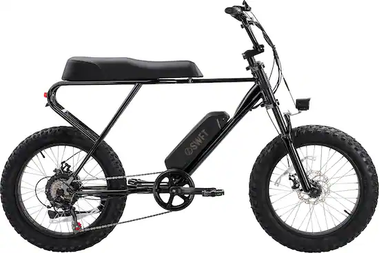 SWFT ZIP eBike w 37mi Max Operating Range 20 mph Max Speed Black SWFT ZIP BLK Best Buy