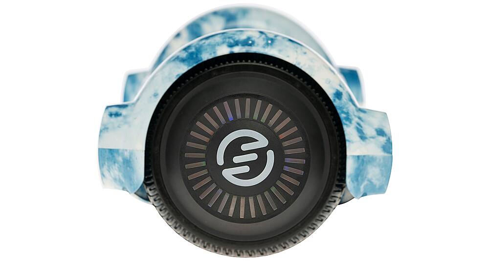 Left. SWFT - Flash Hoverboard w/ 3mi Max Operating Range & 7 mph Max Speed - Cloud.