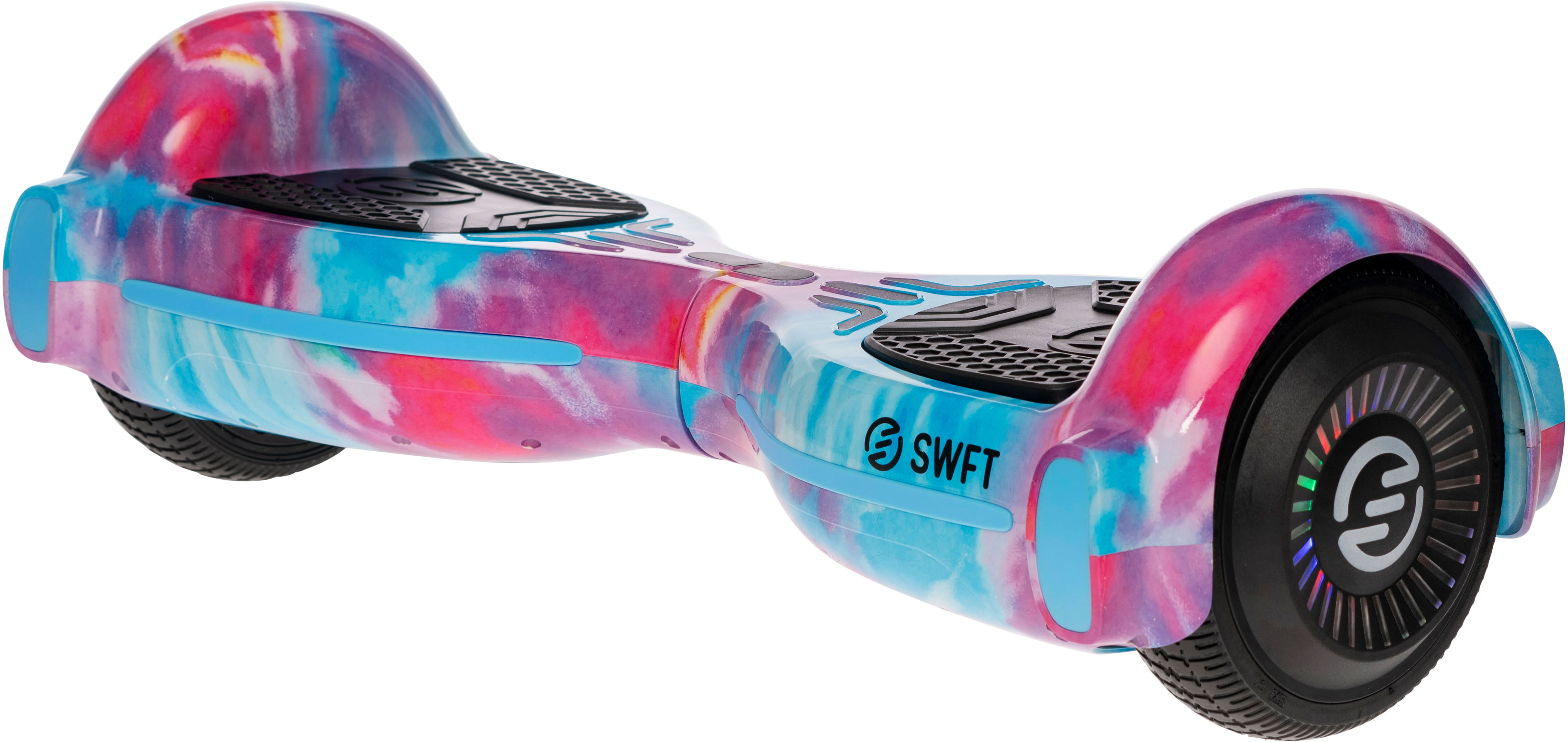 postkontor vedtage Ny ankomst SWFT Flash Hoverboard w/ 3mi Max Operating Range & 7 mph Max Speed Tie Dye  (Purple, Pink, Blue) SWFT-FLH-TDP - Best Buy