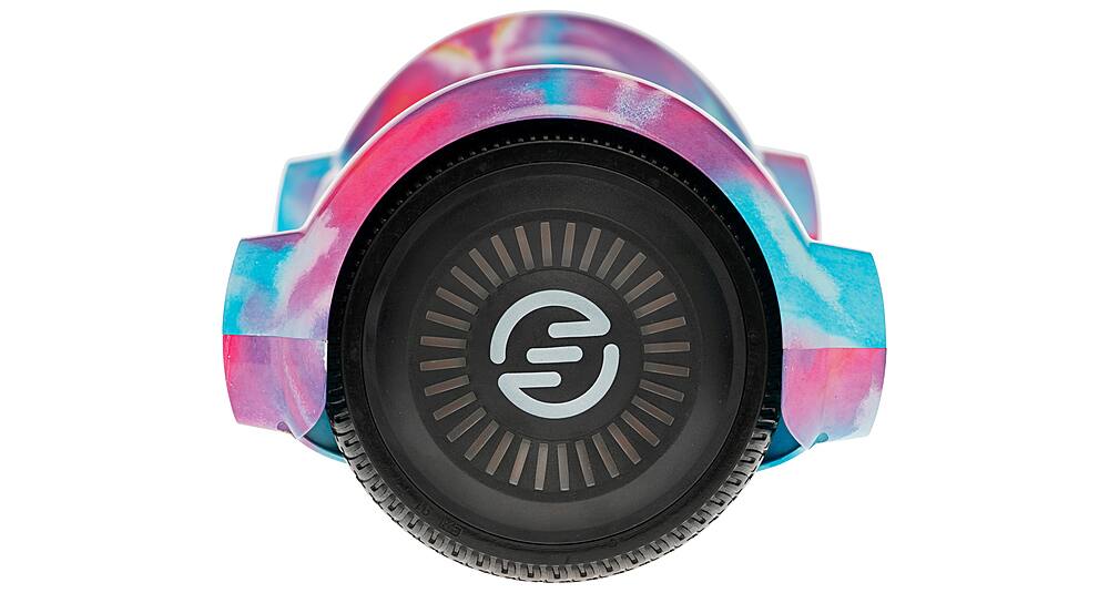 Alt View 11. SWFT - Flash Hoverboard w/ 3mi Max Operating Range & 7 mph Max Speed - Tie Dye (Purple, Pink, Blue).