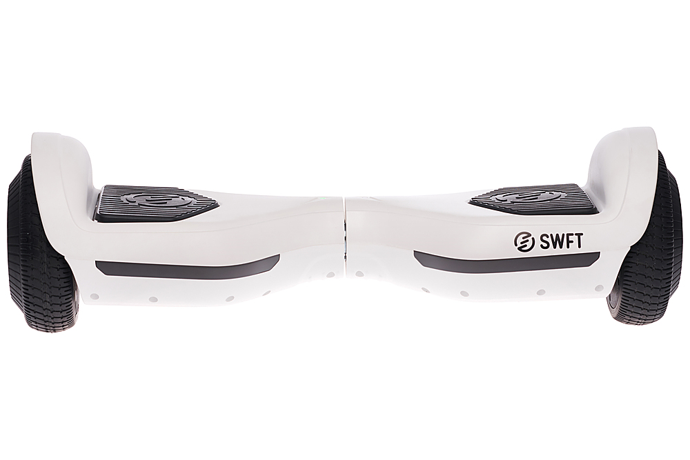 Angle View: SWFT - Blaze Hoverboard w/ 3mi Max Operating Range & 7 mph Max Speed - White