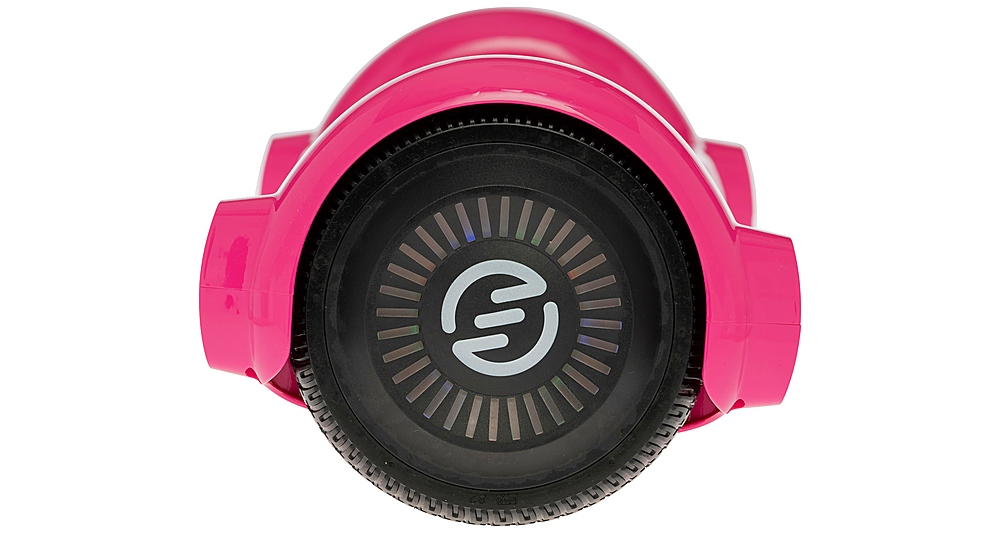 Left View: SWFT - Flash Hoverboard w/ 3mi Max Operating Range & 7 mph Max Speed - Pink