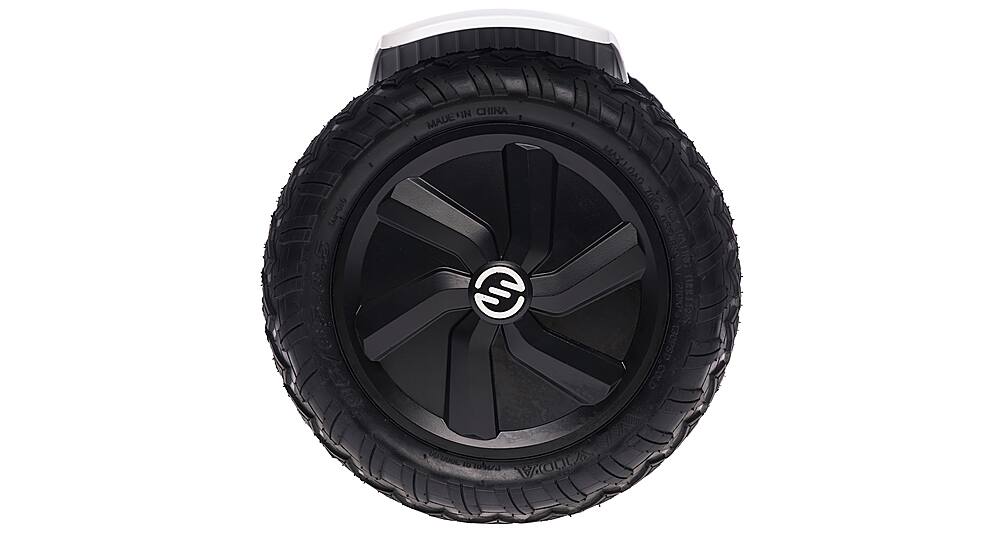 Left. SWFT - Sonic Hoverboard w/ 8mi Max Operating Range & 9 mph Max Speed - White.