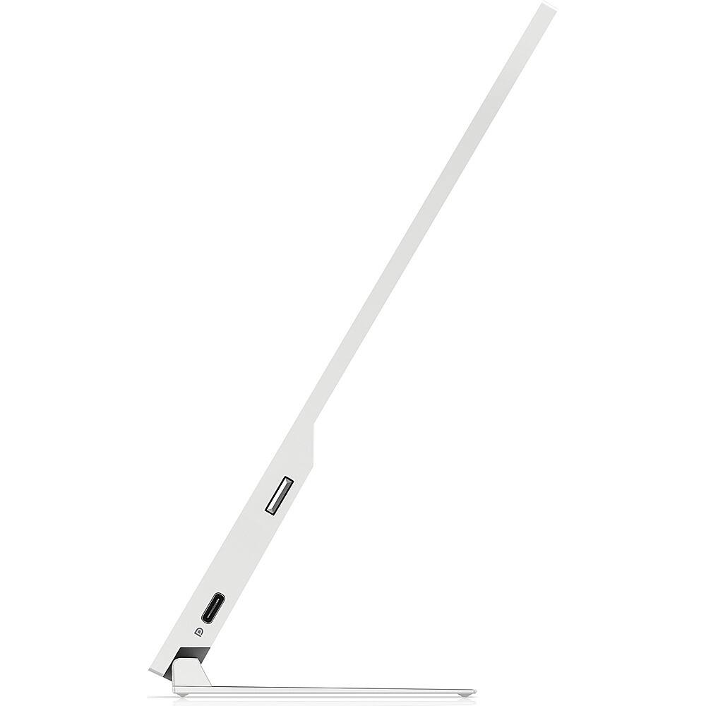 Left. HP - 14" IPS LCD FHD 60Hz Monitor (VGA, USB, HDMI, DVI) - Silver.