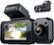 Angle Zoom. Rexing - V5 Plus 3-Channel 4K Dash Cam 3" LCD Voice Control, Wi-Fi, GPS with Adhesive Mount - Black.