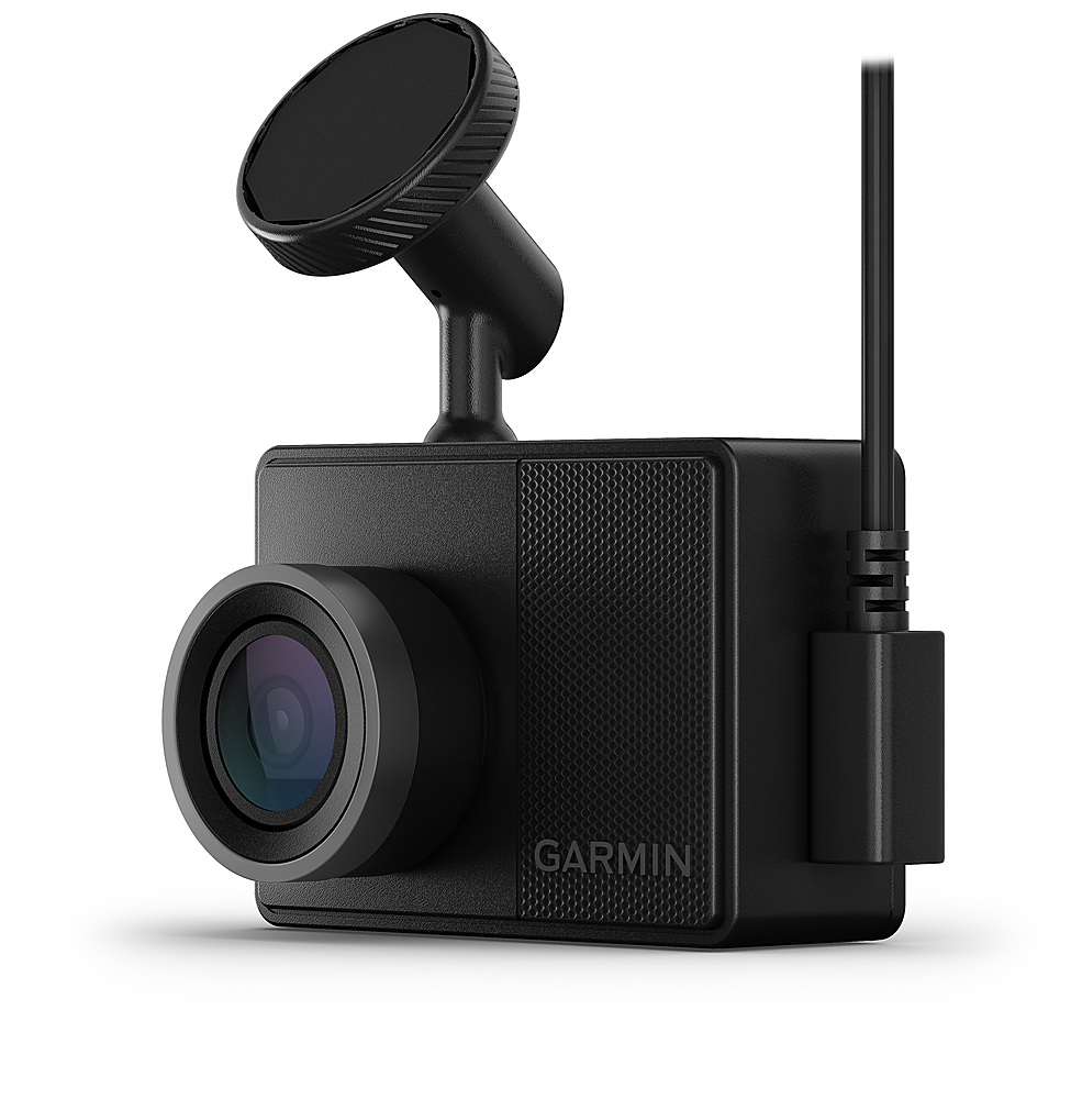Left View: Garmin - Dash Cam 57 - Black