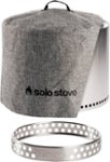 Front. Solo Stove - Bonfire Bundle 1.0: Stand + Shelter - Stainless Steel.
