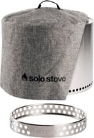 Solo Stove - Bonfire Bundle: Stand + Shelter - Stainless Steel - Front_Zoom