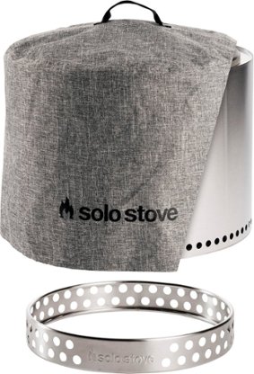 Solo Stove - Bonfire Bundle: Stand + Shelter - Stainless Steel