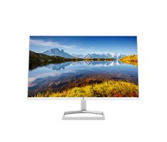 HP - 24" IPS LED FHD FreeSync Monitor (HDMI, VGA) with Integrated Speakers - Ceramic white - Front_Zoom