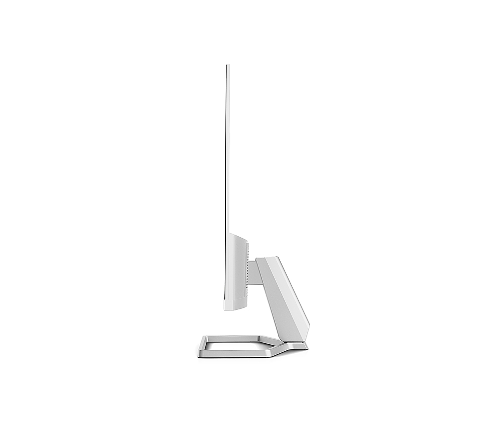 Left View: HP - 24" IPS LED FHD FreeSync Monitor (HDMI, VGA) with Integrated Speakers - Ceramic white