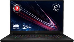 MSI - GS76 17.3" QHD 240hz Gaming Laptop - Intel Core i9 - NVIDIA GeForce RTX 3070 - 1TB SSD - 32GB Memory - Black - Front_Zoom