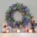 Alt View Zoom 14. Lloyd & Hannah - 24" Frosted Long Needle Pine Prelit Artificial Wreath - Green.