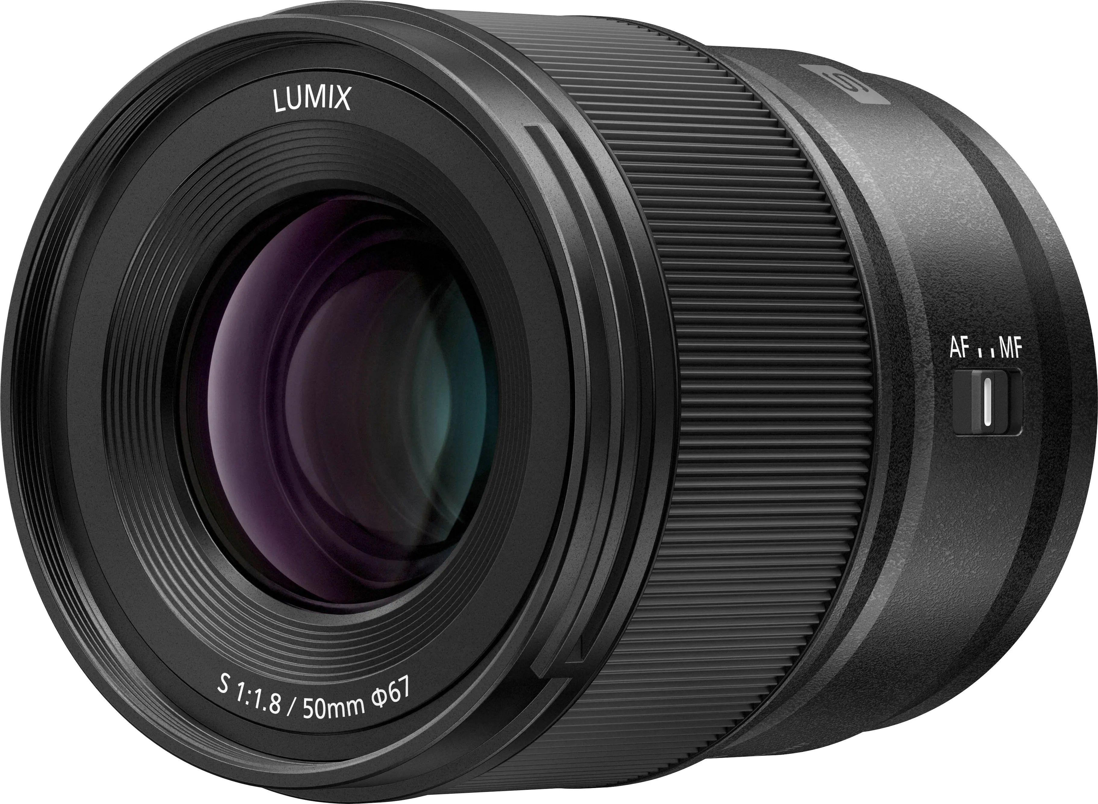 Panasonic - LUMIX S Series Camera Lens, 50mm F1.8 L-Mount Lens for Mirrorless Full Frame Digital Cameras, S-S50 - Black
