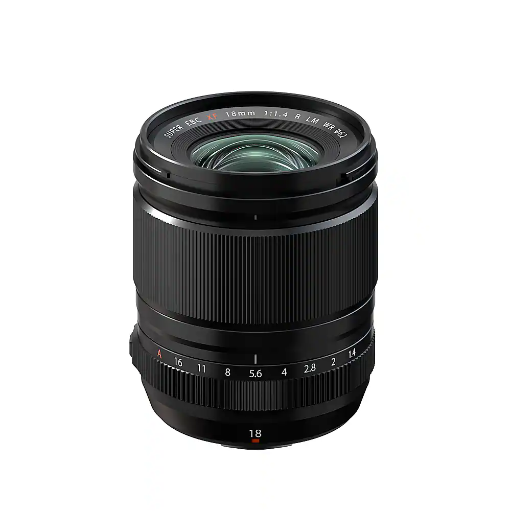 Front. Fujifilm - XF 18mmF1.4R Standard Zoom Lens - Black.