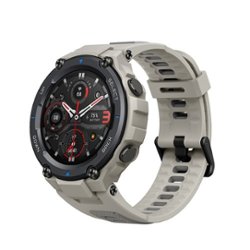 Amazfit - T-Rex Pro Smartwatch Polycarbonate - Desert Gray - Front_Zoom