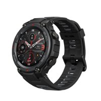 Amazfit - T-Rex Pro Smartwatch 1.3" Polycarbonate - Meteorite Black - Front_Zoom