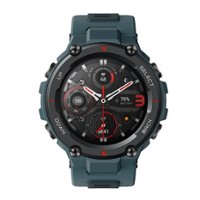 Amazfit - T-Rex Pro Smartwatch 1.3" Polycarbonate - Steel Blue - Front_Zoom