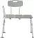 Angle. Medline - Transfer Bench for Bathtub, for Use as a Bath or Shower Chair, Height Adjustable Legs, Non-Slip Feet - Gray.