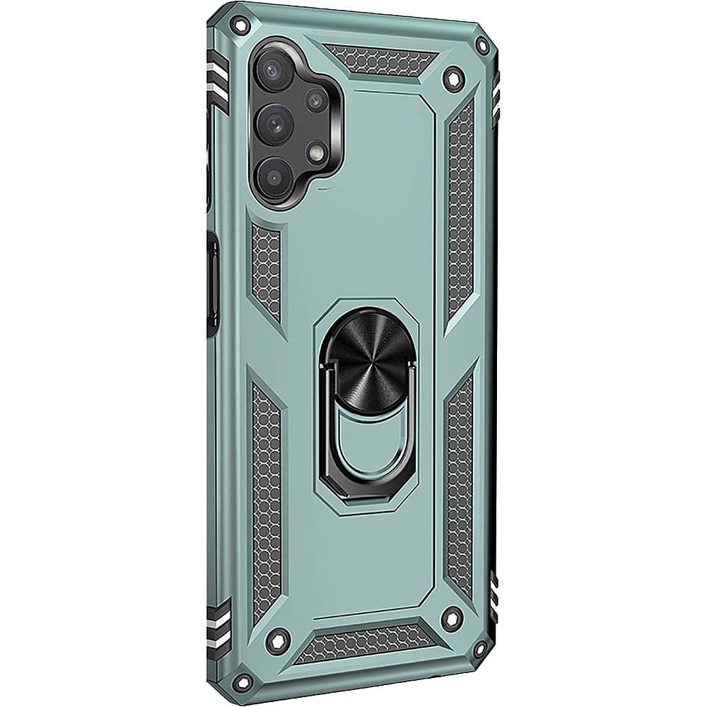 Angle View: SaharaCase - Military Kickstand Series Case for Samsung Galaxy A32 5G - Pine Green