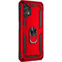 SaharaCase - Military Kickstand Series Case for Samsung Galaxy A13 4G and A13 LTE - Red - Angle_Zoom