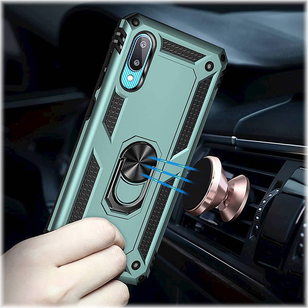 Alt View 14. SaharaCase - Military Kickstand Series Case for Samsung Galaxy A02 - Green.