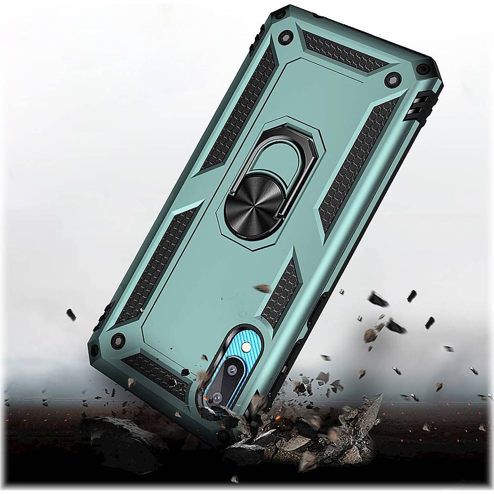 Alt View 15. SaharaCase - Military Kickstand Series Case for Samsung Galaxy A02 - Green.