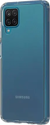 Left. SaharaCase - Hard Shell Series Case for Samsung Galaxy A12 - Clear.