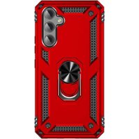 SaharaCase - Military Kickstand Series with Belt Clip Case for Samsung Galaxy A54 5G - Red - Front_Zoom