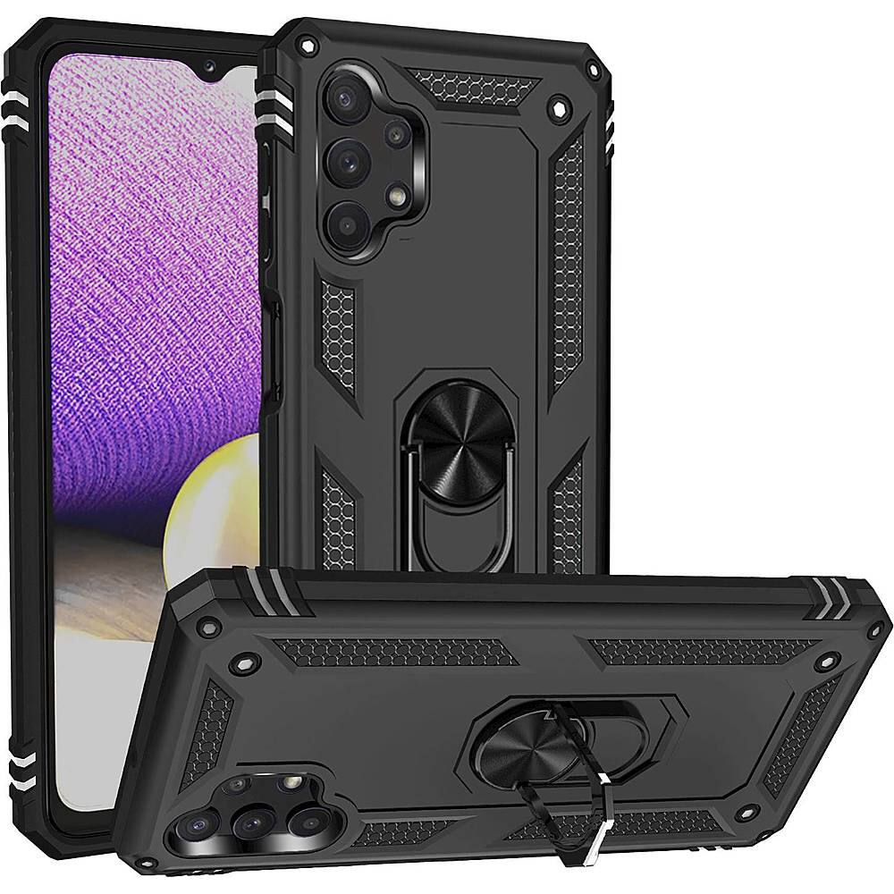 Alt View 11. SaharaCase - Military Kickstand Series Case for Samsung Galaxy A32 5G - Black.