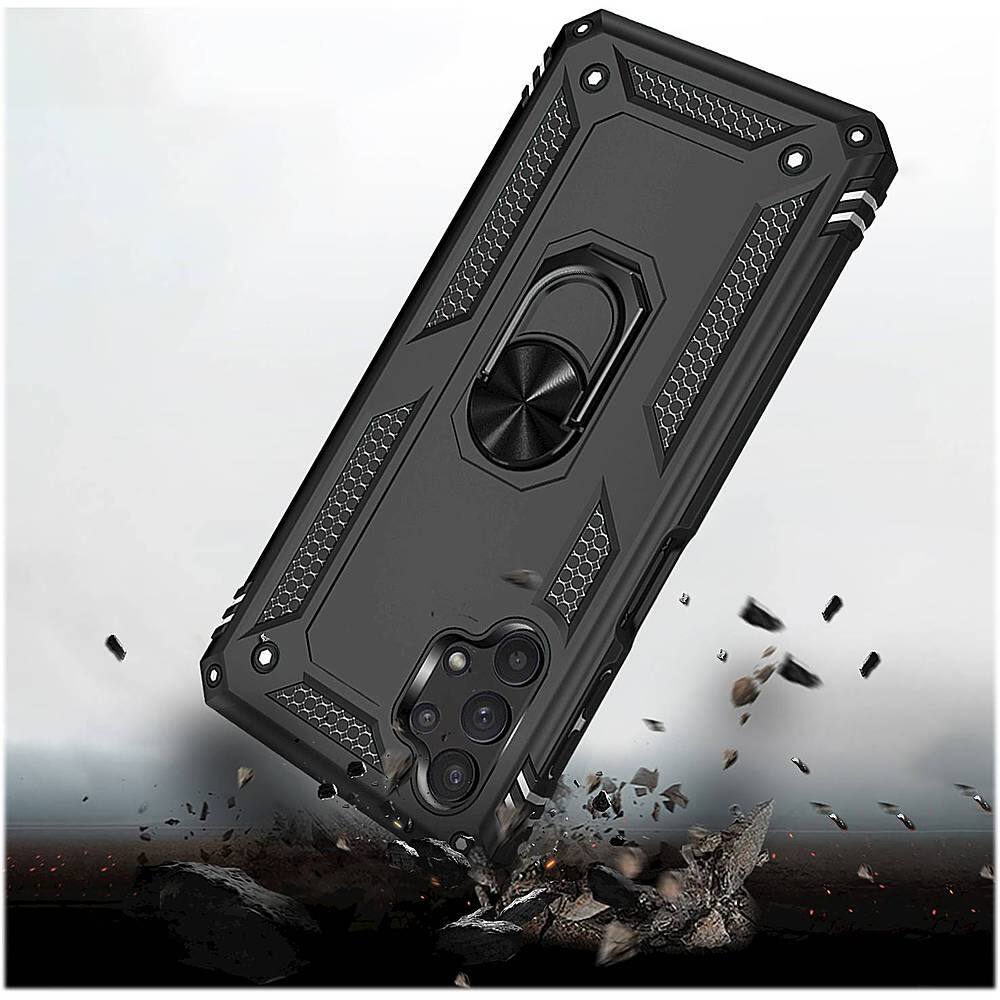 Alt View 14. SaharaCase - Military Kickstand Series Case for Samsung Galaxy A32 5G - Black.