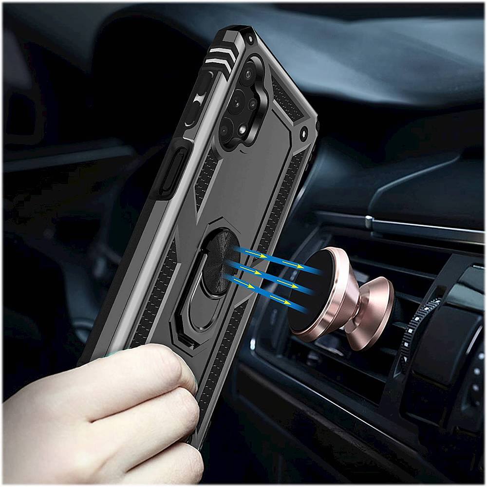 Alt View 15. SaharaCase - Military Kickstand Series Case for Samsung Galaxy A32 5G - Black.