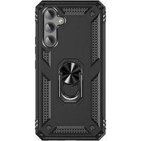 SaharaCase - Military Kickstand Series with Belt Clip Case for Samsung Galaxy A54 5G - Black - Front_Zoom