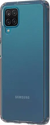 Front. SaharaCase - Hard Shell Series Case for Samsung Galaxy A12 - Clear Rose Gold.