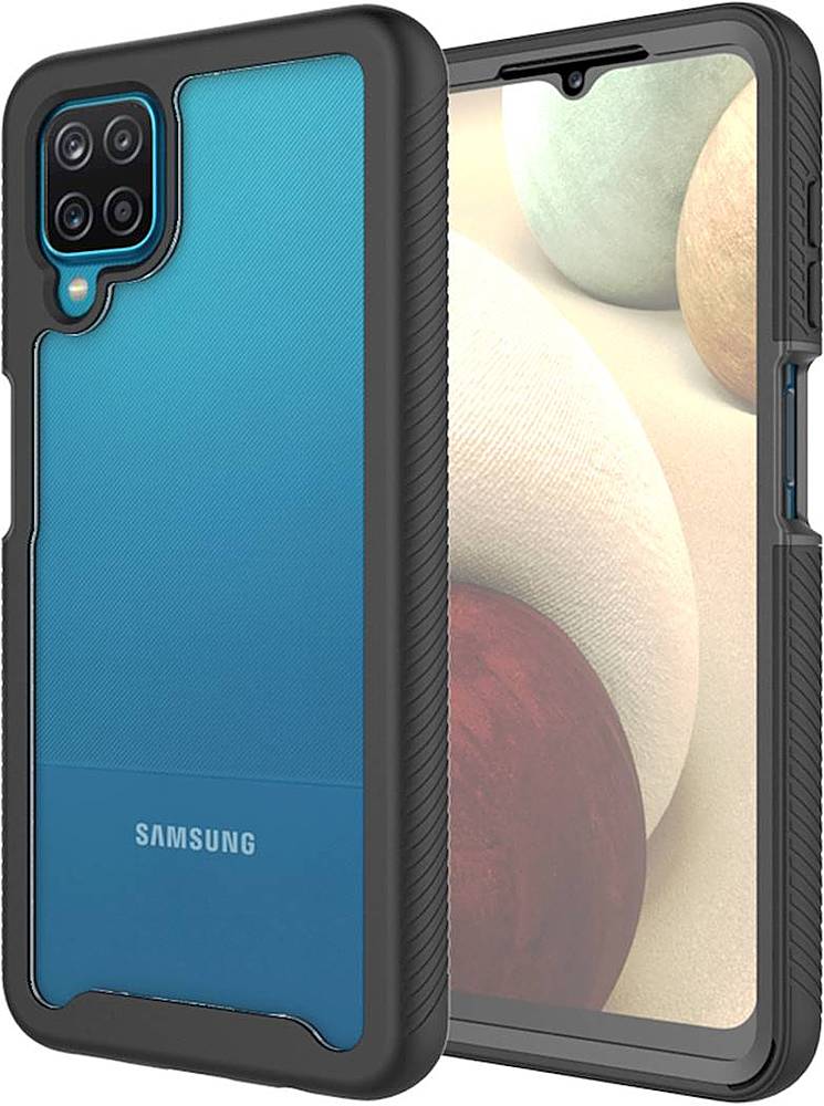 Alt View 13. SaharaCase - GRIP Series Case for Samsung Galaxy A12 - Black.