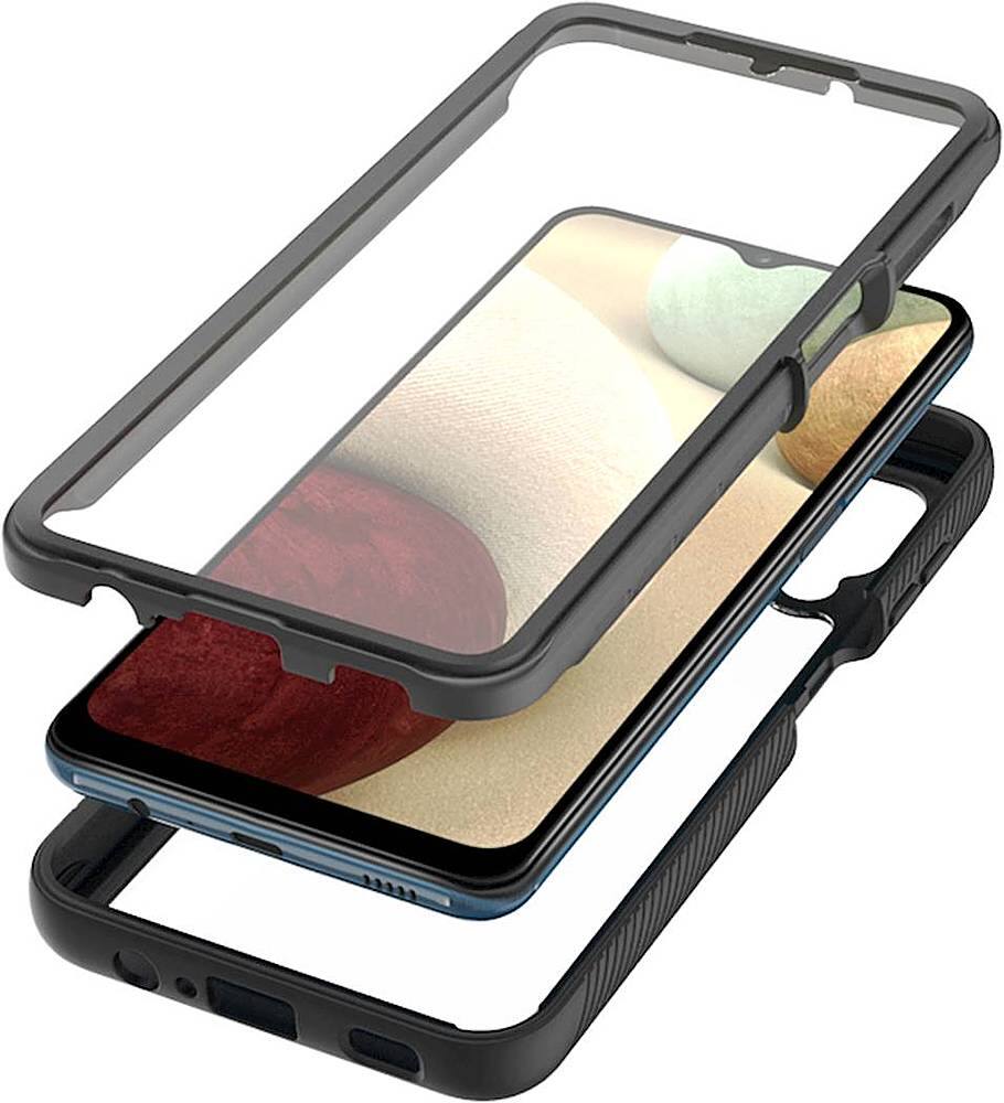 Alt View 16. SaharaCase - GRIP Series Case for Samsung Galaxy A12 - Black.