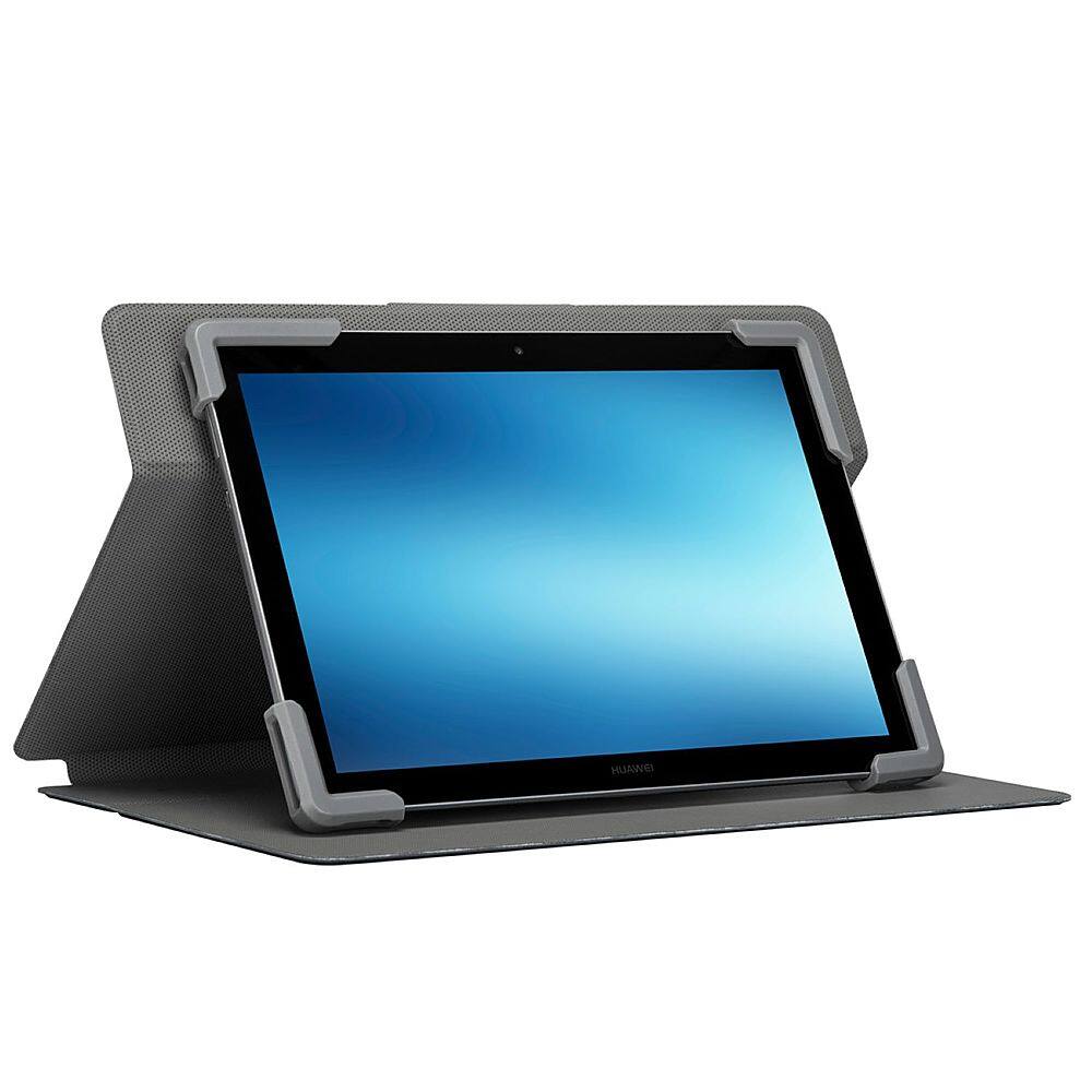Angle. Targus - Safe Fit Universal 9-10.5” 360 Rotating Tablet Case - Black.
