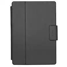 Front. Targus - Safe Fit Universal 9-10.5” 360 Rotating Tablet Case - Black.
