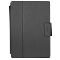 Targus - Safe Fit Universal 9-10.5” 360 Rotating Tablet Case - Black - Front_Zoom