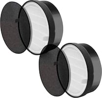 Levoit - True HEPA Replacement Filter for Aerone Purifier - 2pk - White - Front_Zoom