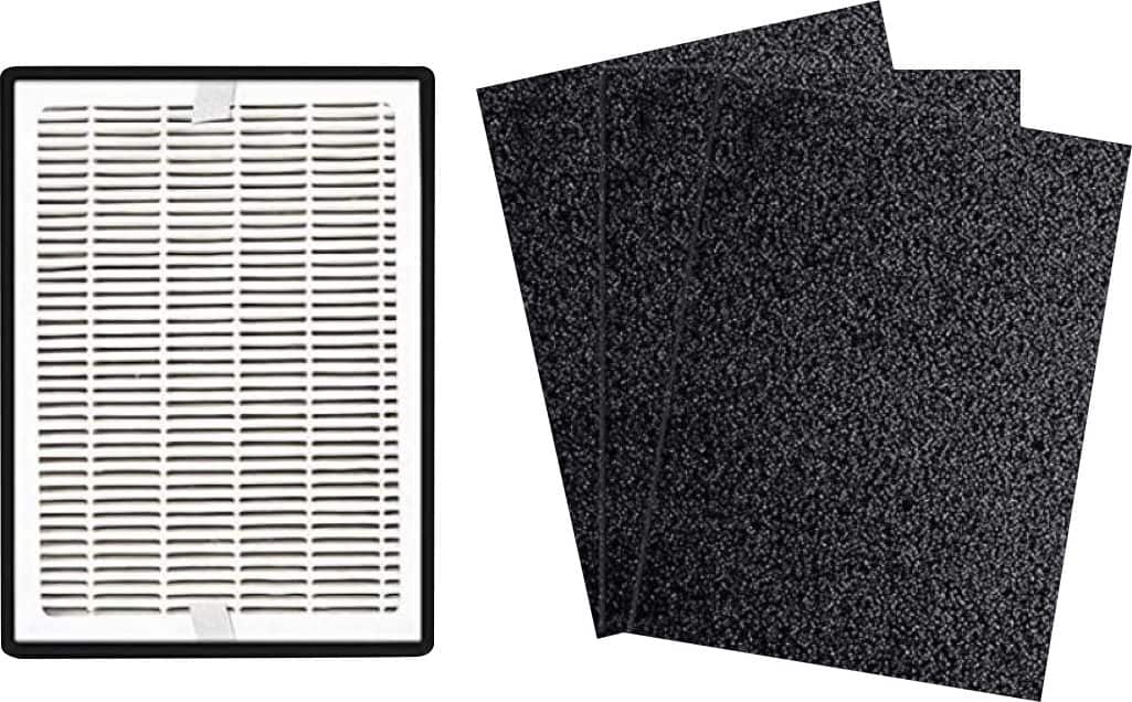 Front. Levoit - HEPA Replacement Filter for AirNow Purifier - 1pk - White.