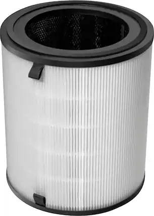 Front. Levoit - HEPA Replacement Filter for MetaAir Purifier - 1pk - White.
